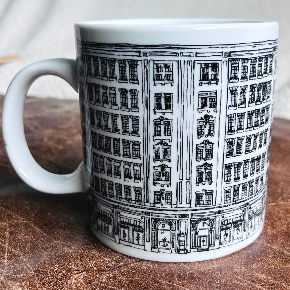 Neiman Marcus 1907-2007 Centennial Anniversary Architectural Building Coffee Mug